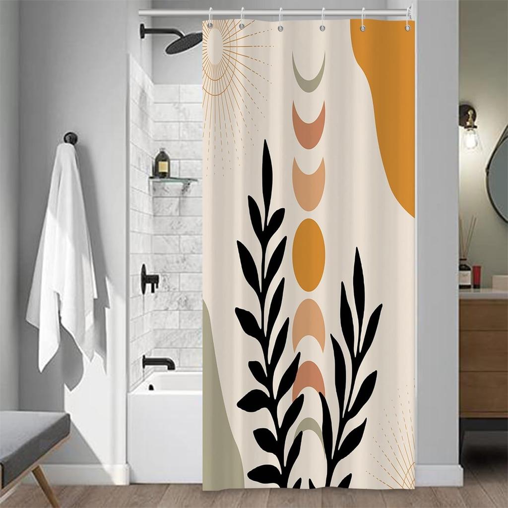 Cartoon Dinosaur Shower Curtains Colorful Cute Dino Funny Animals Pattern for Kids Neutral Shower Curtain Waterproof Fabric