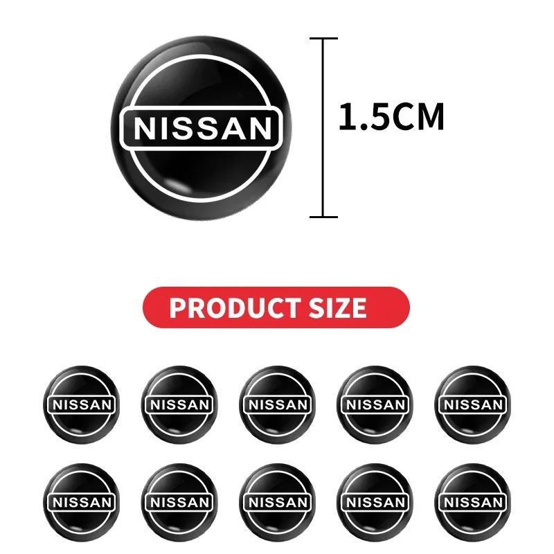 2/5/10Pcs Car Door Keyhole Sticker Auto Lock Decoration Protection Decal For Nissan Nismo Micra Qashqai Altima Maxima Sentra