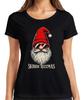 SKIBIDI RIZZMAS Santa Claus Sunglasses Hipster Hat Beard Women's T-Shirt