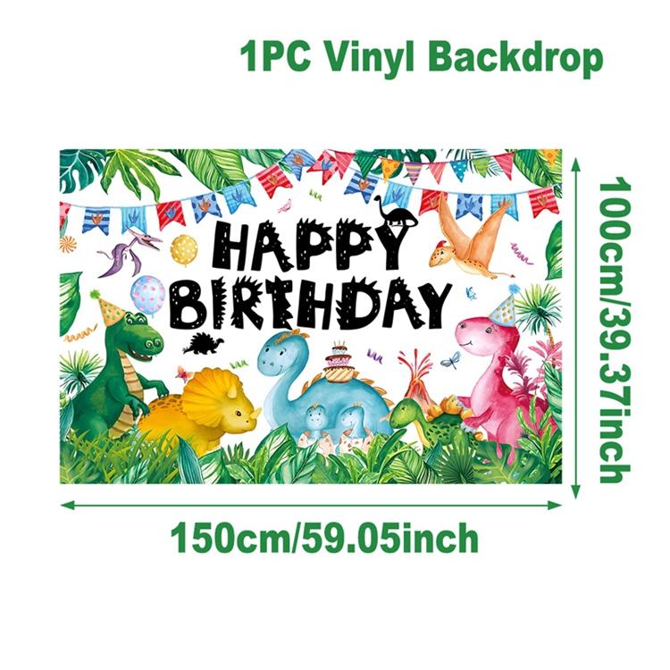 

Фон с акварелью динозавра, украшения на день рождения в виде динозавра для мальчиков, фон для фотосъемки на открытом воздухе, принадлежности для вечеринок