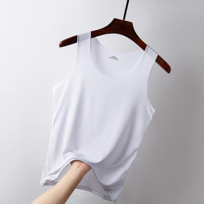 Summer Ice Silk Vest Women's Suspender Inner Sleeveless Top South East Asia Bottom Shirt