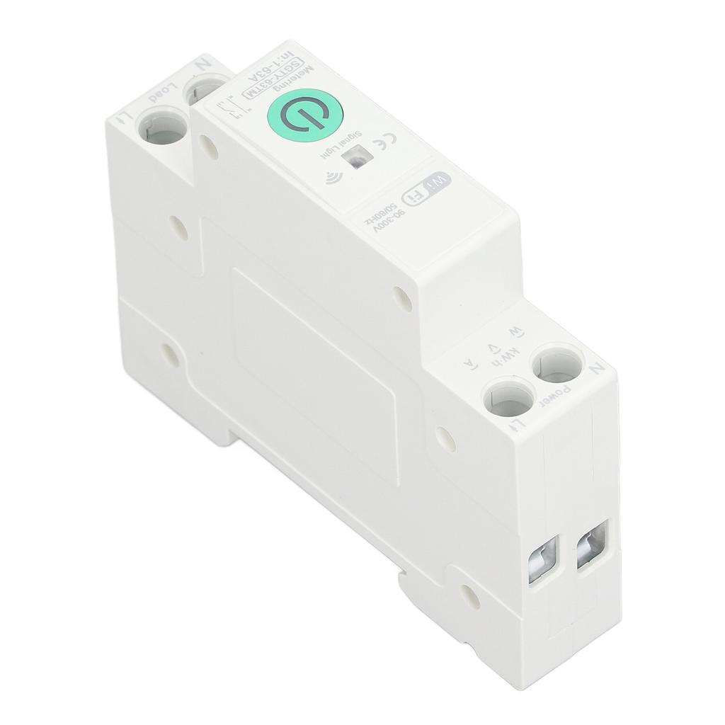 WIFI Metering Circuit Breaker APP Voice Control Power Consumption Monitoring Smart Home Switch with