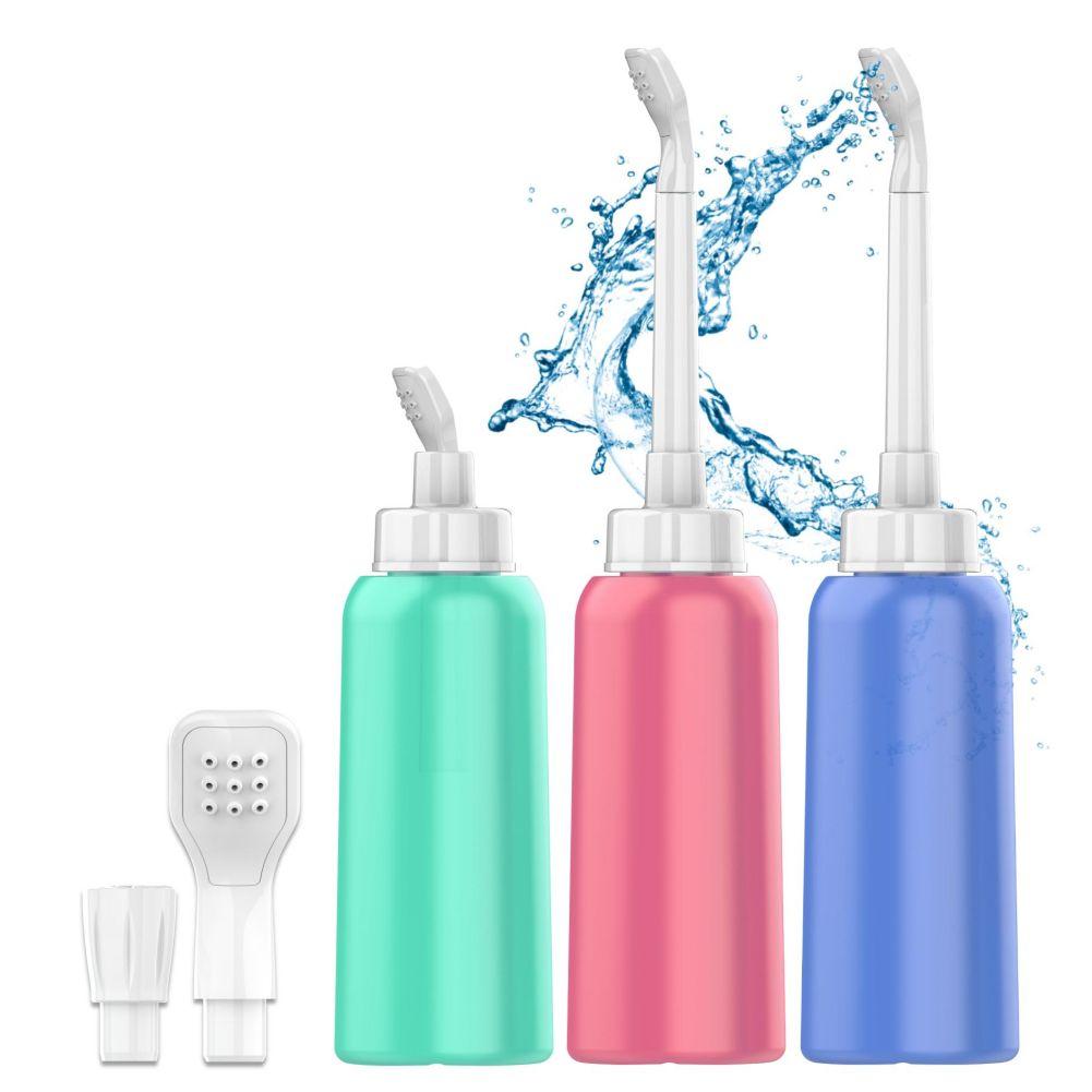 500ml Portable Travel Hand Held Bidet Handheld Anal Hygiene Douche Baby Large Capacity Toilet Travel Personal Cleaner Bottle