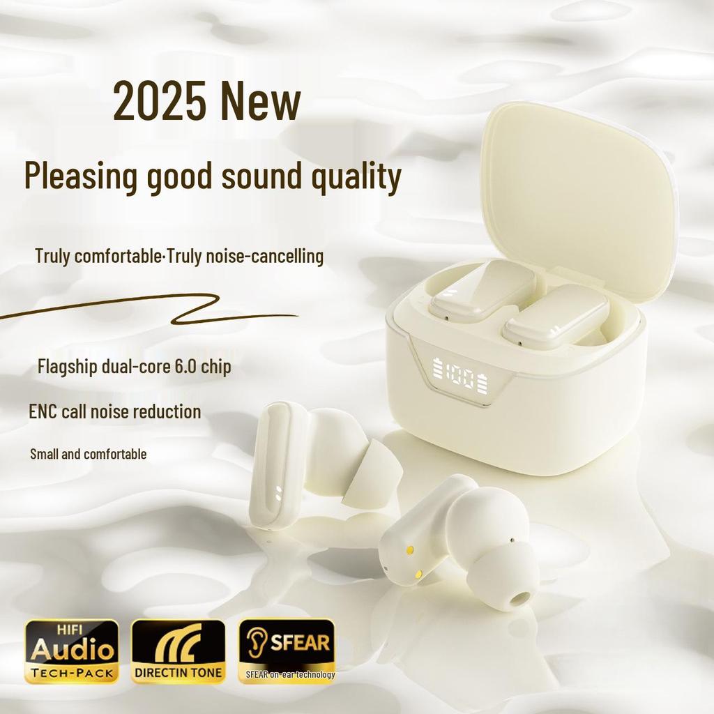 Compact Wireless Bluetooth Earbuds: Low Latency, Long Battery, Painless Fit - Ideal for Running & Music (Q92)