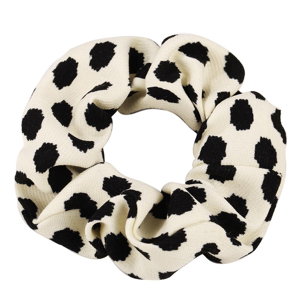 Leopard Pattern Retro Style Fabric Hair Bands All-match Hair Rope
