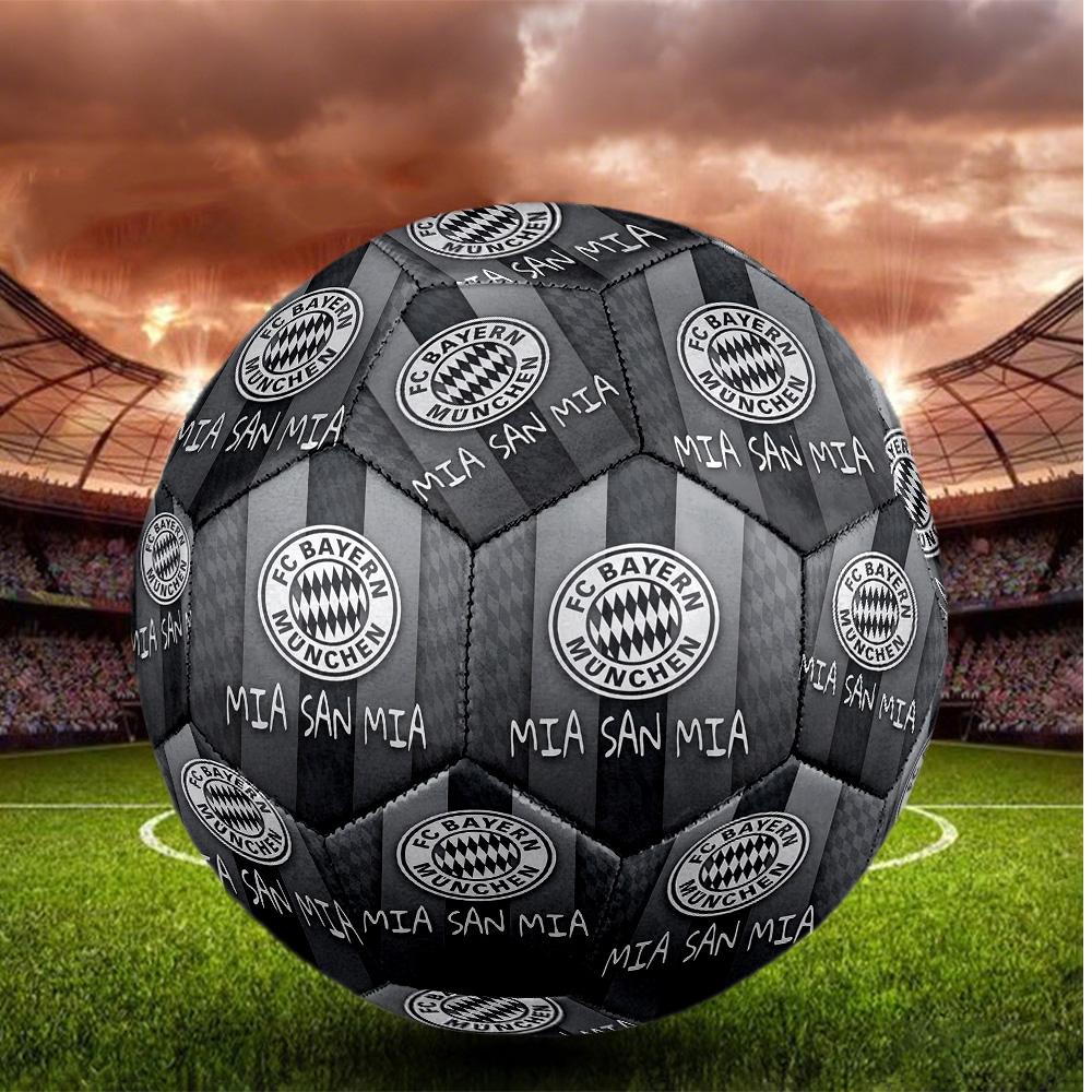 Bayern Monaco Pallone da Calcio Taglia 5 Alta Elasticità Pallone da Calcio Per Competizione All'aperto Allenamento Quotidiano Gioco