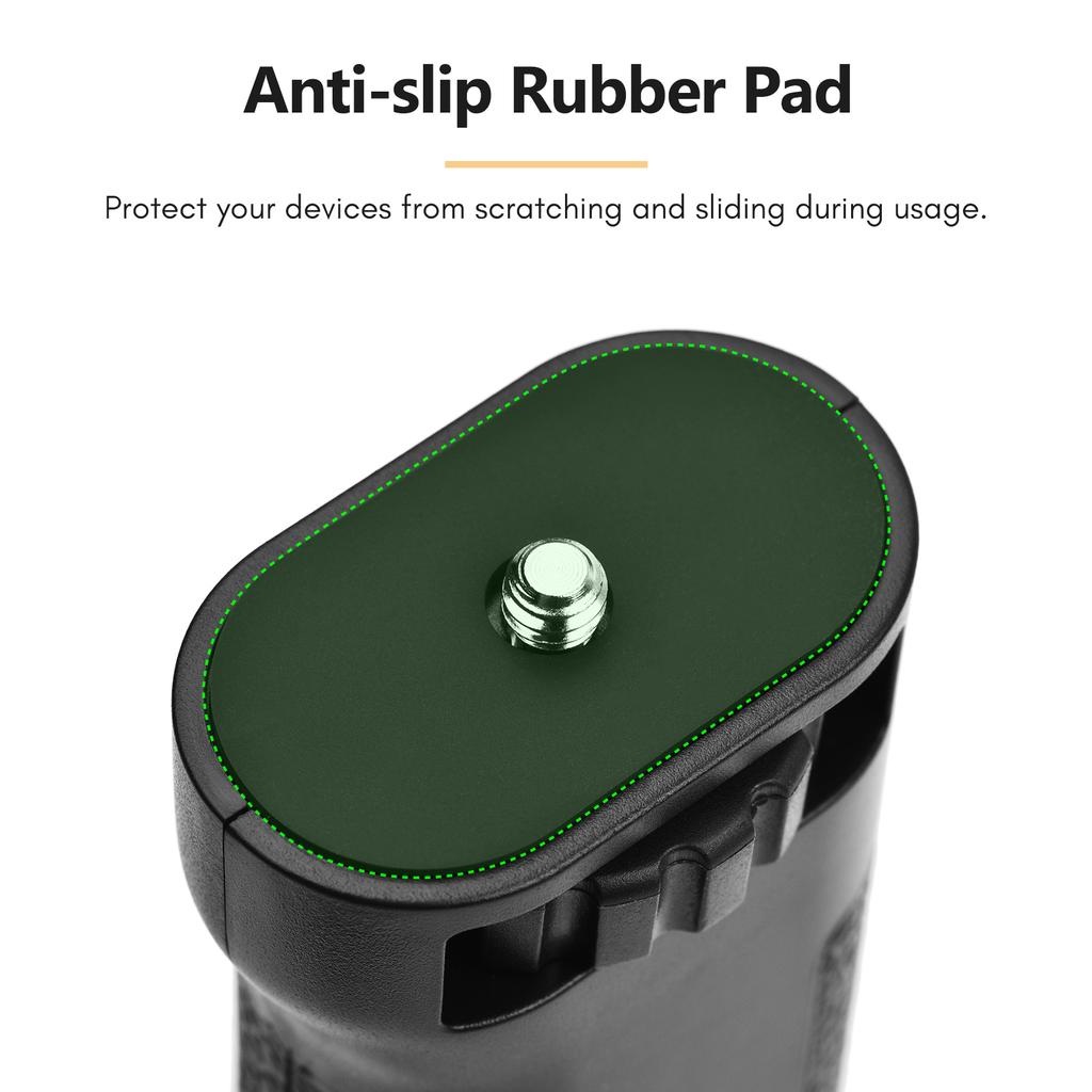 UURig Universal Ergonomisk kamerahåndtak Bærbar fotografering håndholdt stabilisator med 1/4 tommer