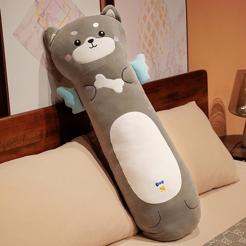 100 см Мультяшные Животные Кролик Собака Утка Свинья Плюшевые Игрушки Набитые Мягкие Длинные Подушки Для Сна Куклы Подушки Подарок 100cm