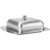 Butter Dish with Cover, Stainless Steel Butter Container Butterie Butter Dish for Kitchen Countertop Refrigerator, 7.3x4.8x2.8in
