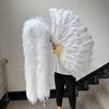 DIY 10-lagige weiße extra volle Straußenfederboa für Accessoires und Modedesign Cosplay Halloween-Kostüm Burlesque Tanz & Bühne