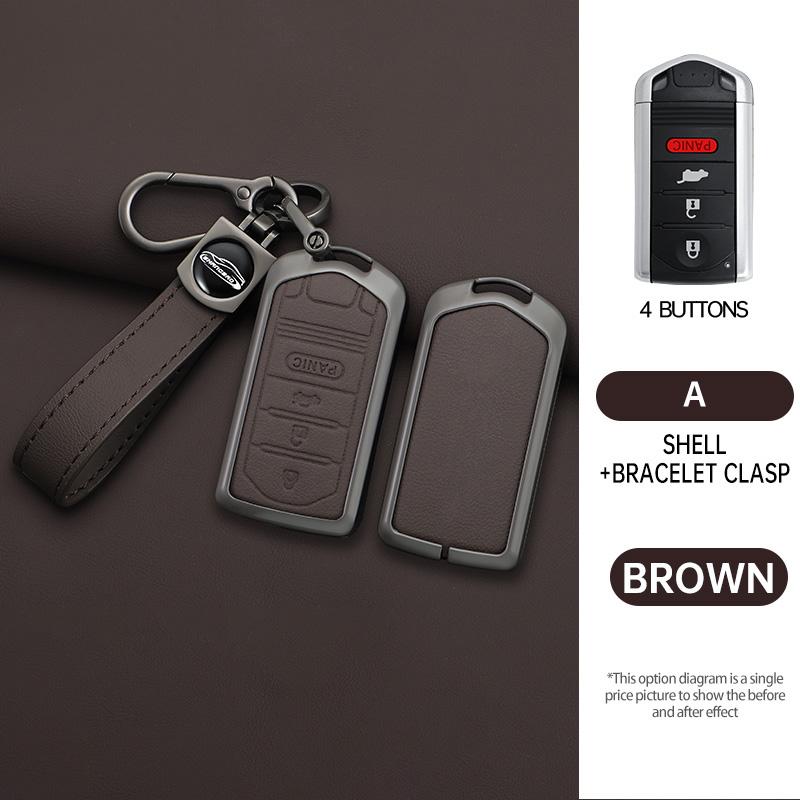 Styling Mouldings Zinc Alloy Car Remote Key Case Cover Fob Holder Shell For Acura ILX MDX ZDX RDX TLX RL TL 2009 2010 2011 2012