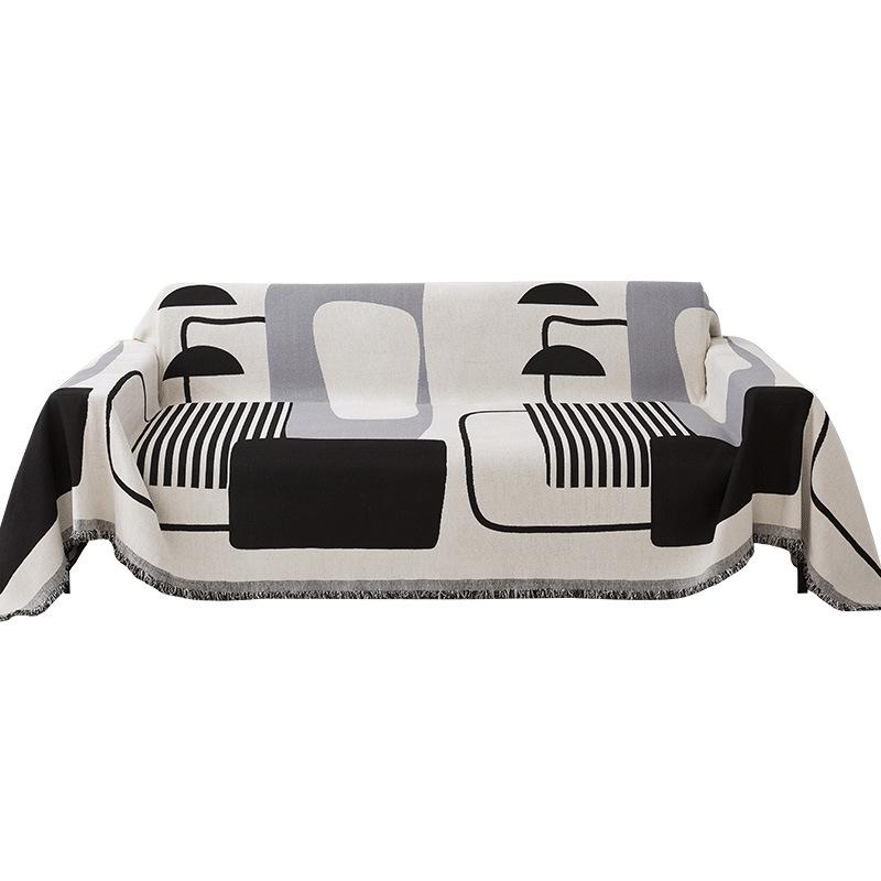 Chenille sofatrekk universal sofahåndkle støvtett sofa putetrekk anti-katt ripebeskyttelse sofateppe teppe