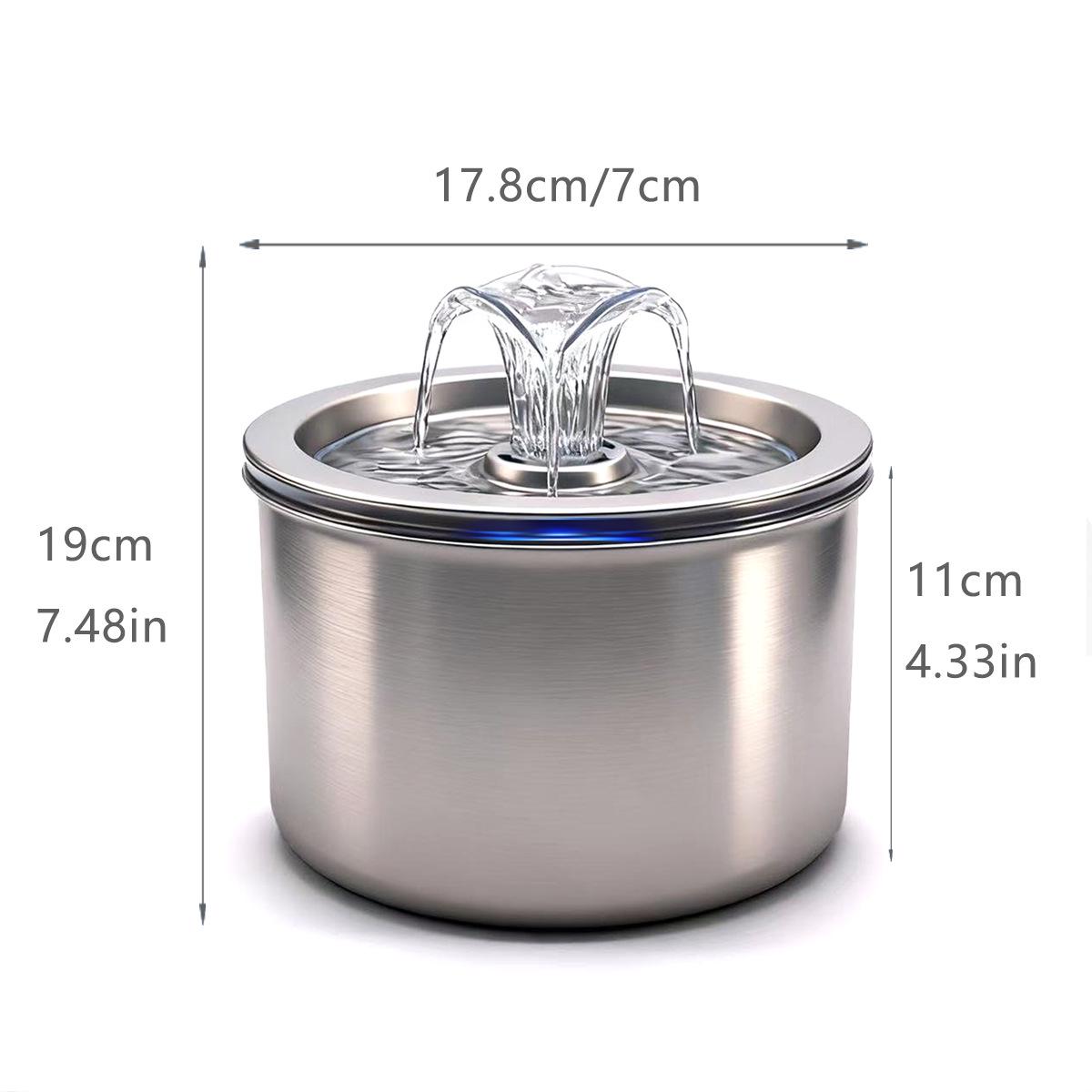 Smart Pet Water Dispenser: Silent Automatic Circulating Electric Fountain for Dogs and Cats 2.2L