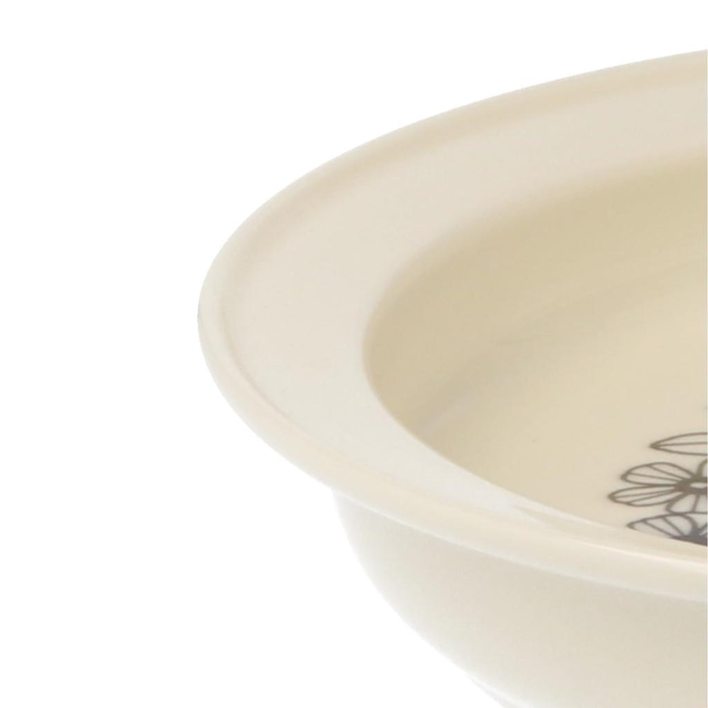 MOOMIN Curry 21cm Made In Plate, Large, Easy-Scoop Design, White, Japan, MM7501-320