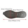 Suole in gomma per uomo Donna Scarpe Suola di ricambio Solette Foglio di riparazione Sneakers Protezione suola Toppa antiscivolo antiusura