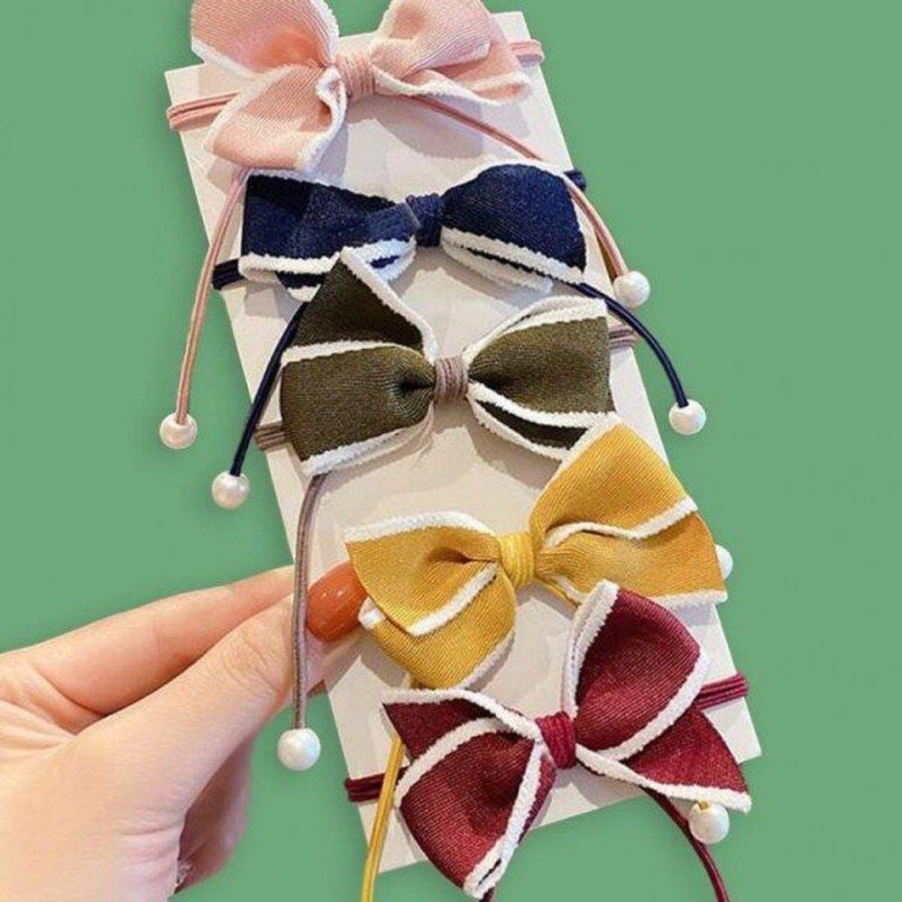 

Mno Красивые Цветные Ленты Резинки для Волос Набор из 5 Резинок для Волос Резинки для Волос Резинки для Волос Резинки для Волос