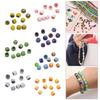 10 Pack Resin Pumpkin Beads Colorful Beads Handmade Craft Beads for Creative Hand Strands and Necklace Accessories