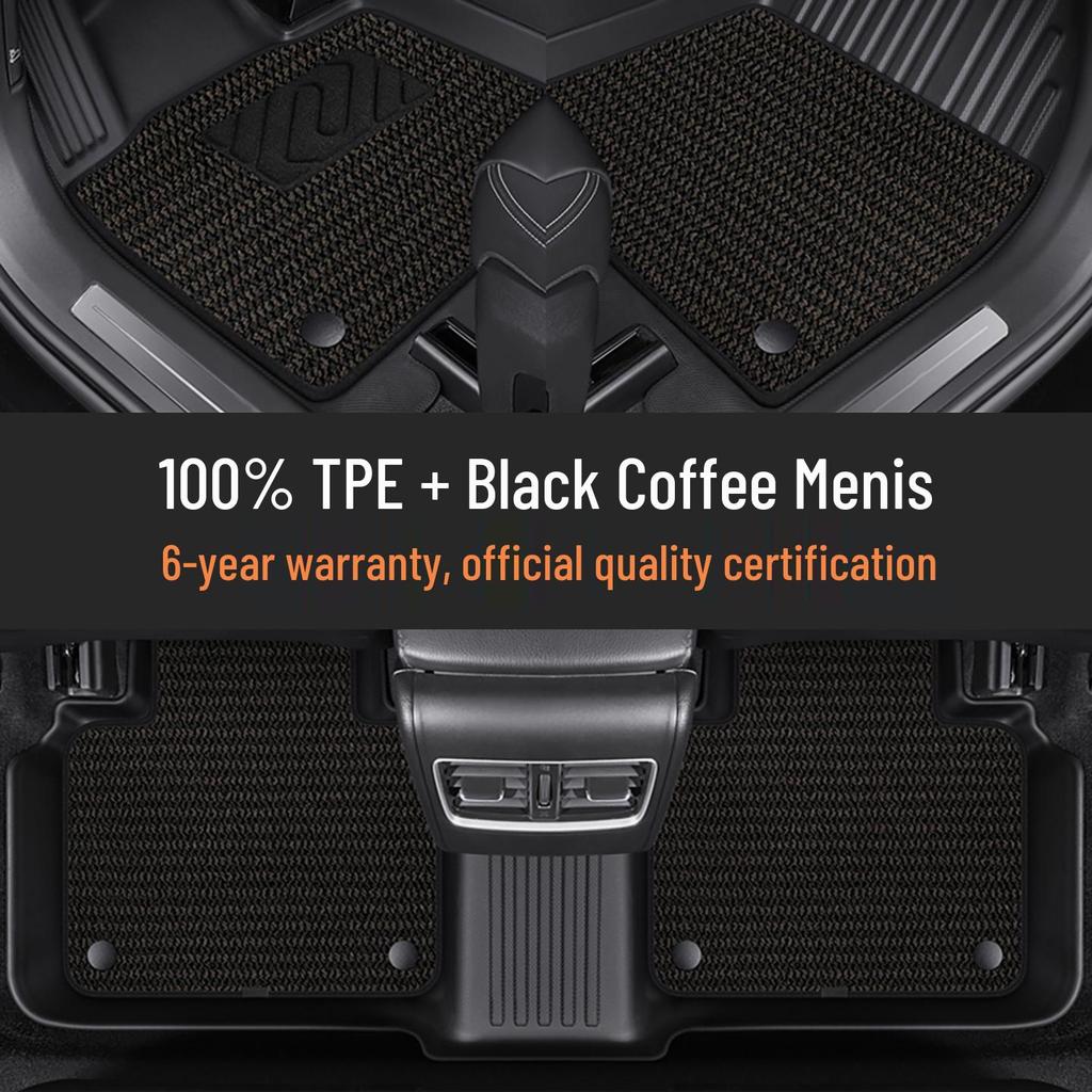 Volkswagen TPE Car Floor Mats for Tiguan L, Sagitar, Bora, Lavida, New Sagitar, T-Cross, Polo, Talagon, Lamando, Teramont