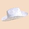 Cowgirl Hat Sparkly Cowboy Hat Panama Hat for Parties Music Festivals