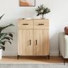 Vidaxl Cabinet, Sonoma Oak, 69.5X34X90 Cm, Wood-Based Material