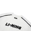 Li Ning American Print Crew Neck Short Sleeve Competition Striped Retro Shorts Casual Sports Suit Unisex Sports Suit YHSU311-1+YAPV001-1