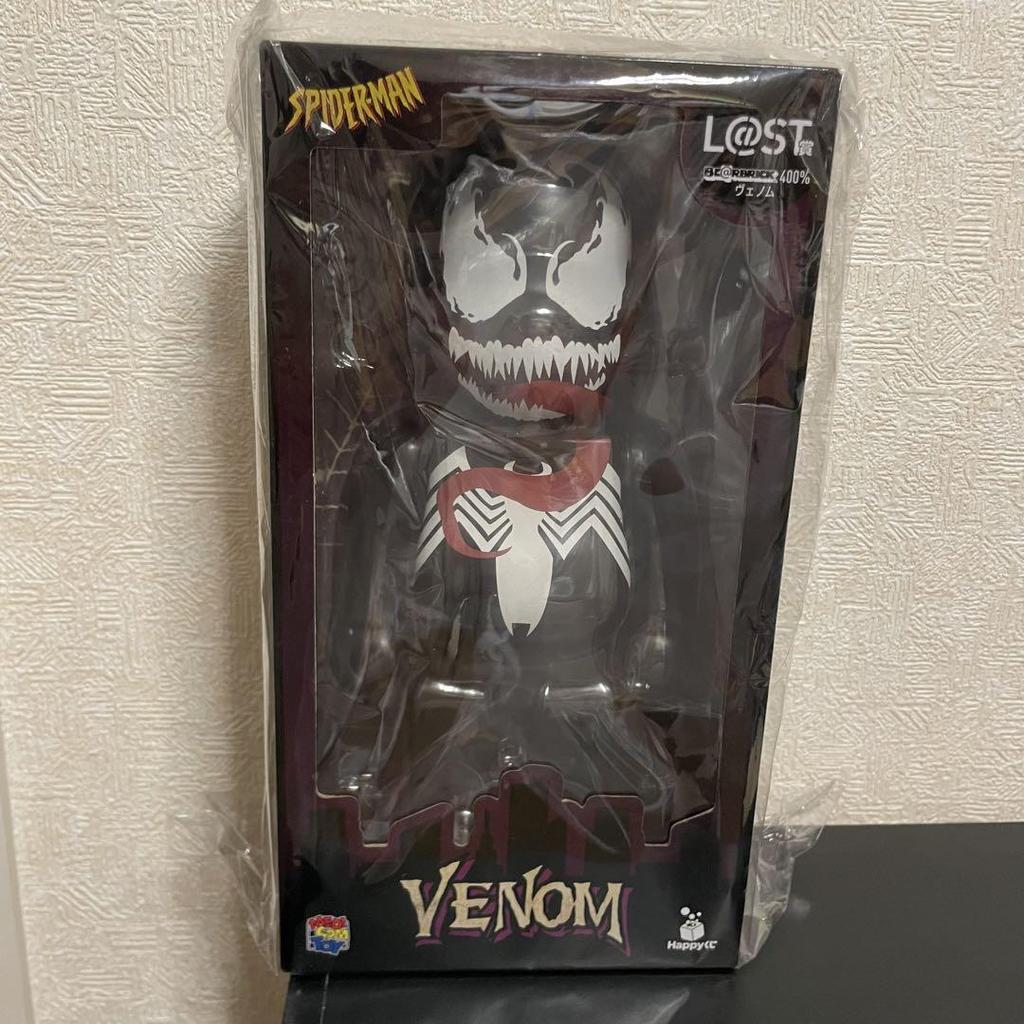 [USED] BE@RBRICK 400% VENOM Spider-Man Last Prize Venom