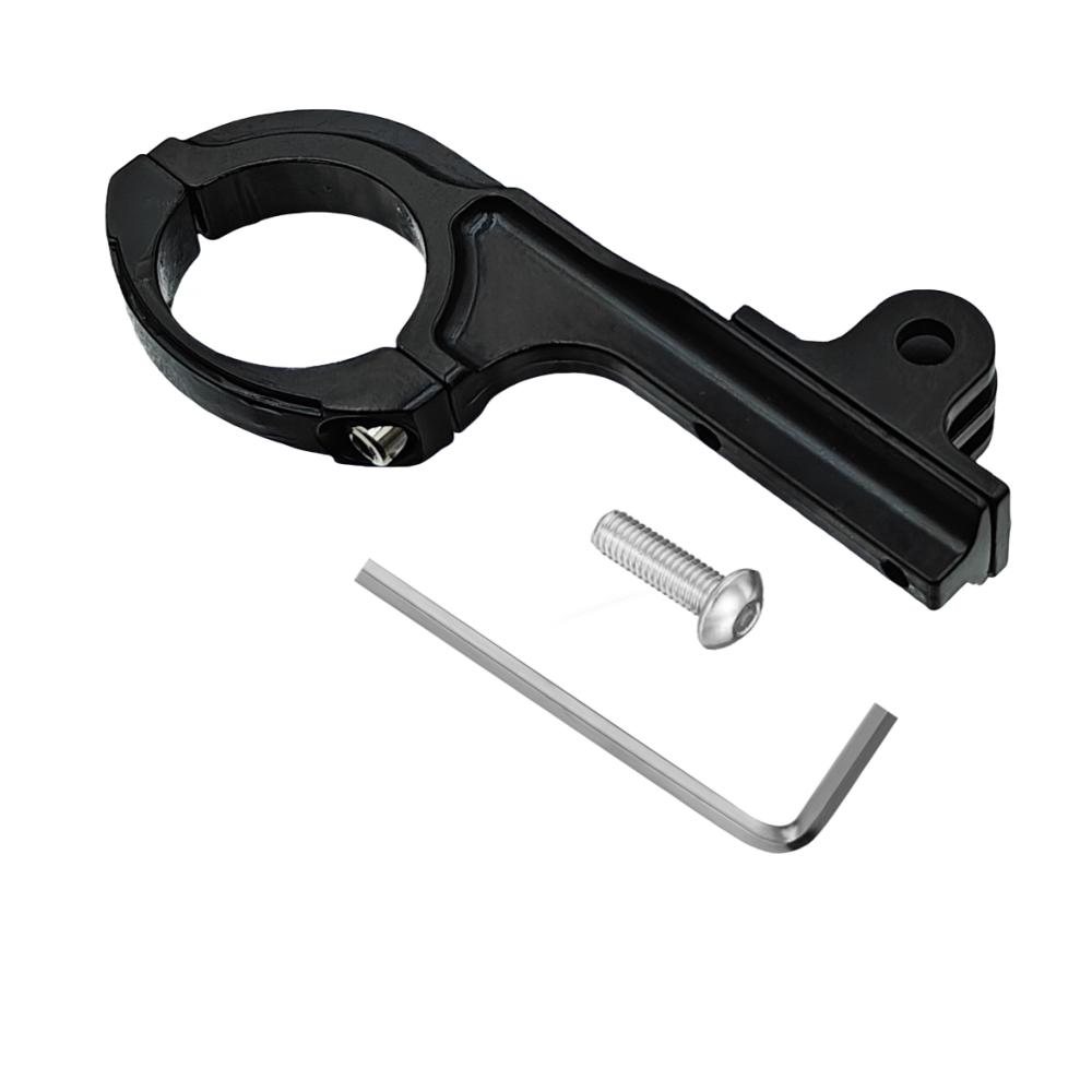 

Алюминиевый держатель на руль для велосипеда, мотоцикла, аксессуары для экшн-камер GoPro Hero 13 12 11 10 Insta360 X2 X3 DJI Osmo чёрный