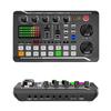 SF666 Condenser Microphone With F998 Auditory Mixer Sound Card For Clear Auditory In Podcasts And Music Production