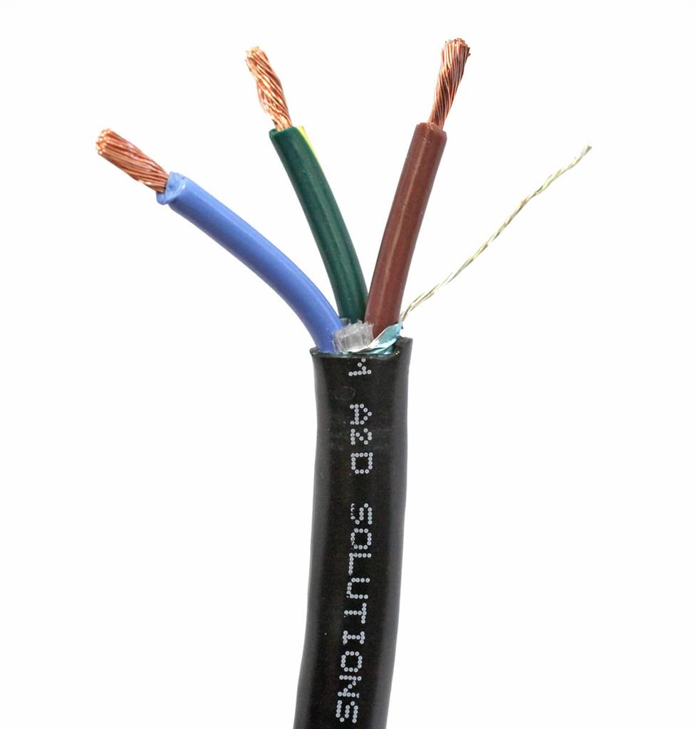 Pro Cable Wattgate Shielded Power Cable Black Plug [Cable Length] 1.5m
