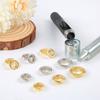 Grommets Eyelets Set with Install Tool Eyelet Punch Kits for Leathers Belt Shoes