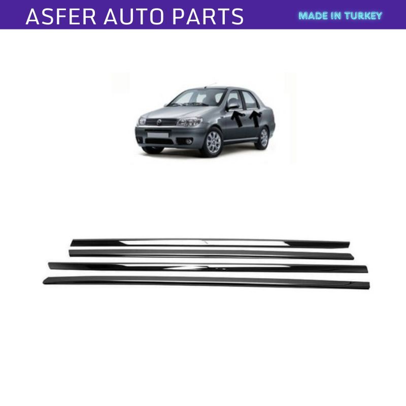 

Chromed window frame, 4 pcs. for Fiat Albea 2002-2013