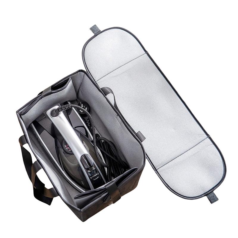 

Портативна прасувальна дошка для парової праски Багатофункціональна складана прасувальна дошка для домашнього використання Теплоізоляційна губка Прасувальна накладка сірий колір