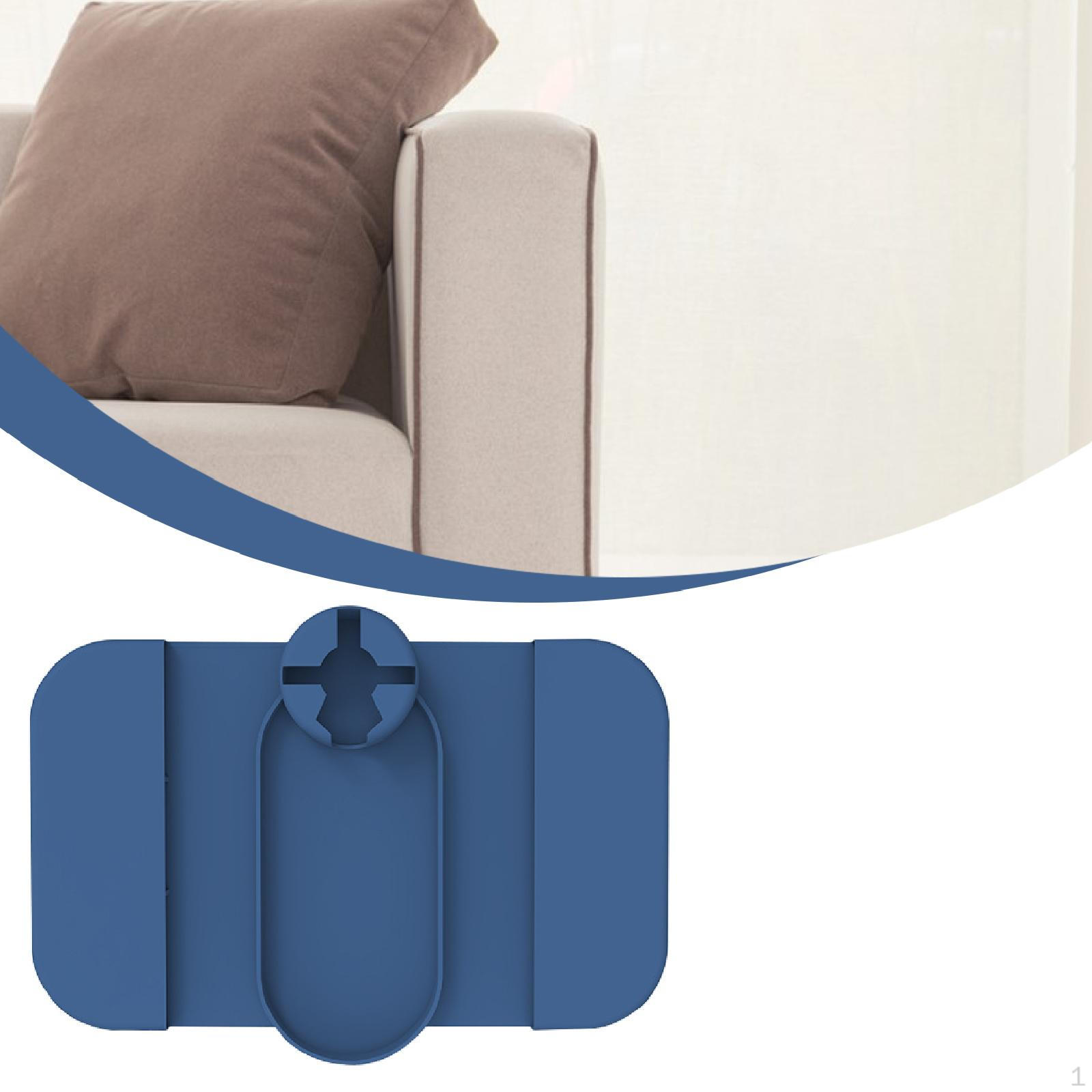 

Cup Holder Tray for Sofa And Couch, Armrest Tray, Multifunctional, Reusable Storage Organizer, Drink темно-синього кольору