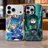 I-Izuku M-Midoriya M-MHA Colorful Silver Back Phone Case For IPhone 17 16 15 14 13 12 11 Plus Pro Max Plus