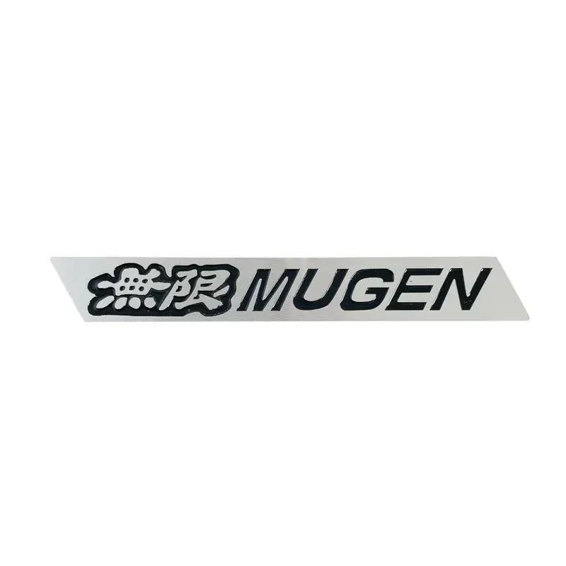 3D Aluminum Alloy Mugen Logo Rear Trunk Fender Emblem Badge Car Sticker Decals For Honda Civic Type R Accord Integra CRV Fit
