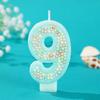Macaron Colored Foam Balloon Number Candle - DIY Birthday Cake Decor