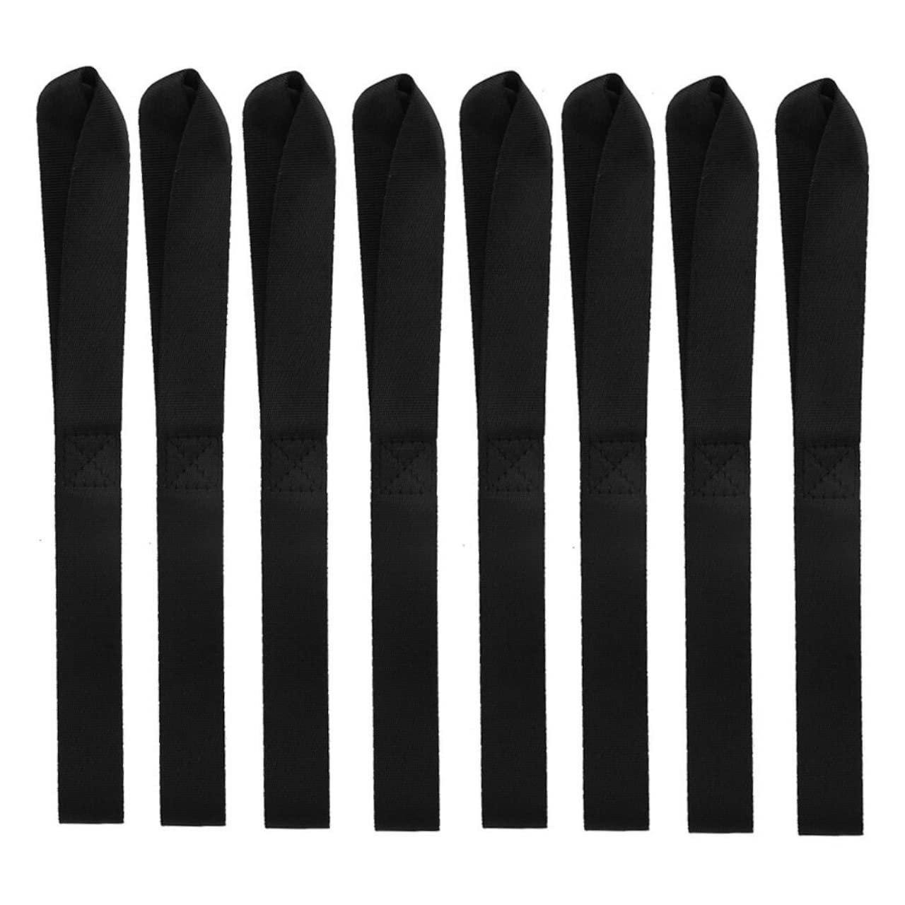 

SKY Cargo Крепежный ремень Стяжной ремень Боковая сумка для велосипеда Домкрат Буксировочный крюк 8 шт. 2,5 см x 40,5 см (черный) One size чёрный