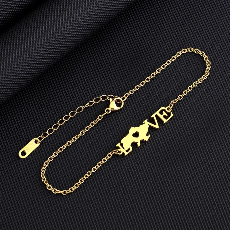 Ukraine Map Bracelets Pendant Bracelets Ukraine Flag Bracelets Ukraine Jewelry Chain Bracelets Stainless Steel Material