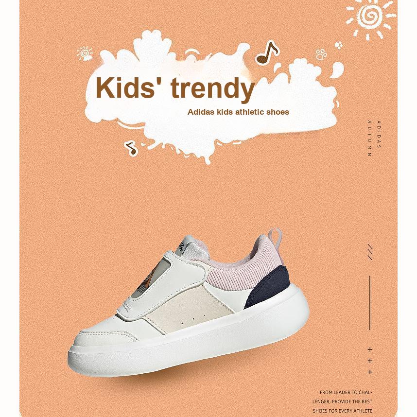 Adidas Park St Trendy Comfortable Durable Low-Top Casual Shoes Kids Sneakers White Blue JH7139