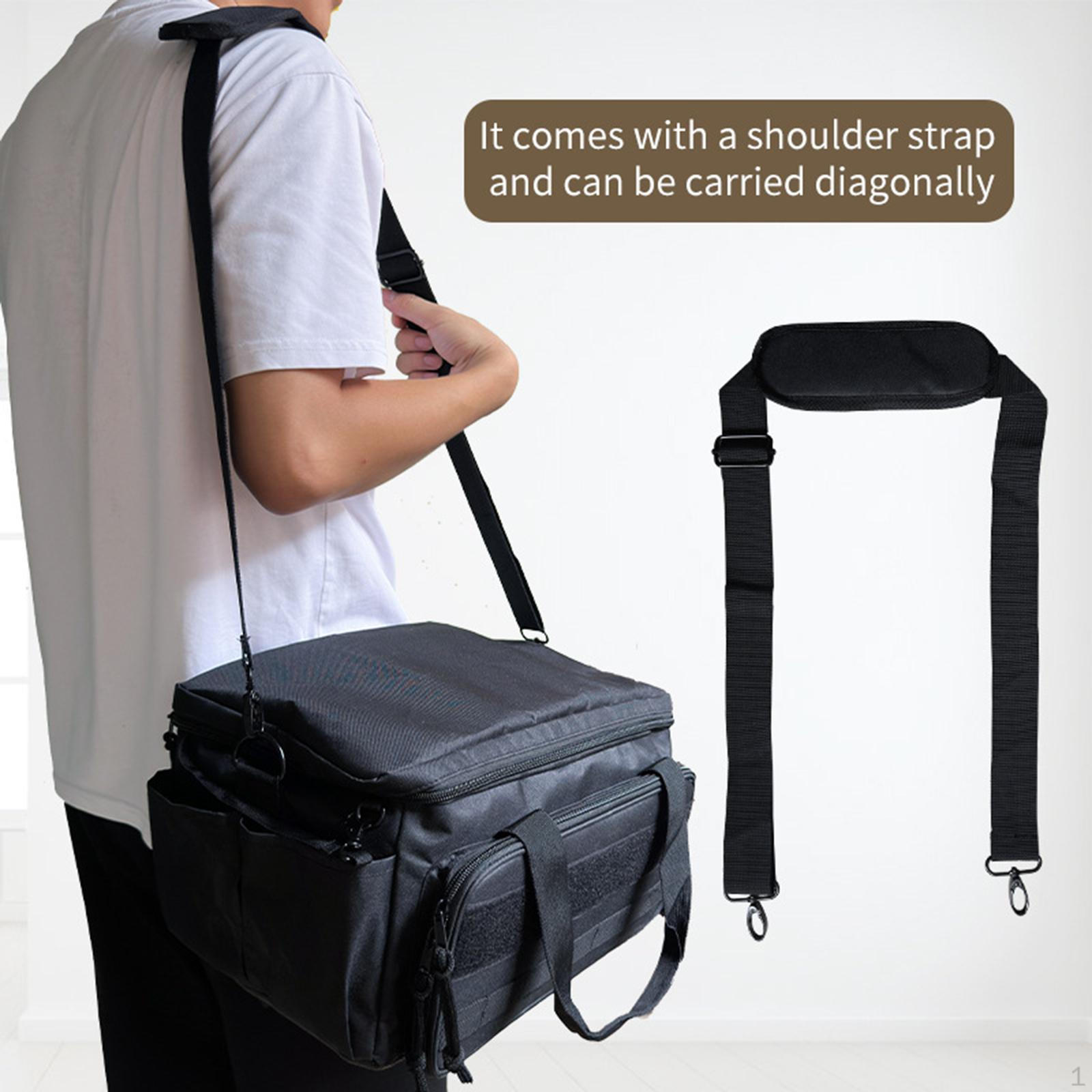 

RC Car Storage Bag Carrying Case Multipockets Multifunctional Portable Shoulder Organizer for чорний