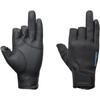 Shimano Titanium Alpha Gloves 3-Finger Cut Black 2XL