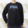 Puma Letter Logo Printed Sports Fitness Training Knit Crew Neck Pullover Long Sleeve Sweatshirt Unisex Sweatshirt Black 682929-01