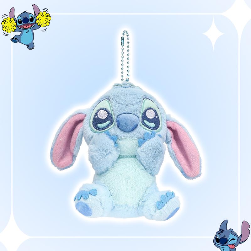 Disney Stitch Vacation Series Backpack Pendant Plush Toy Cartoon Cute Doll Keychain Pillow Toy Gift