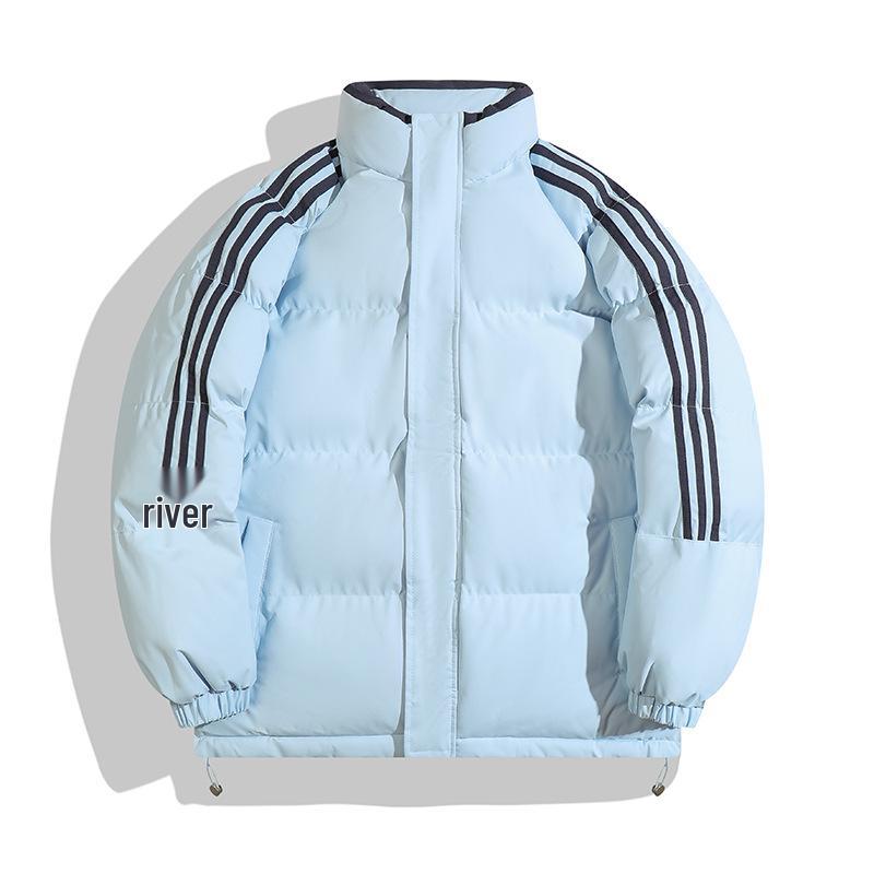 2024 Men's Trendy Windproof Cotton Jacket: Thick, Warm, Stand Collar Outerwear for Autumn/Winter