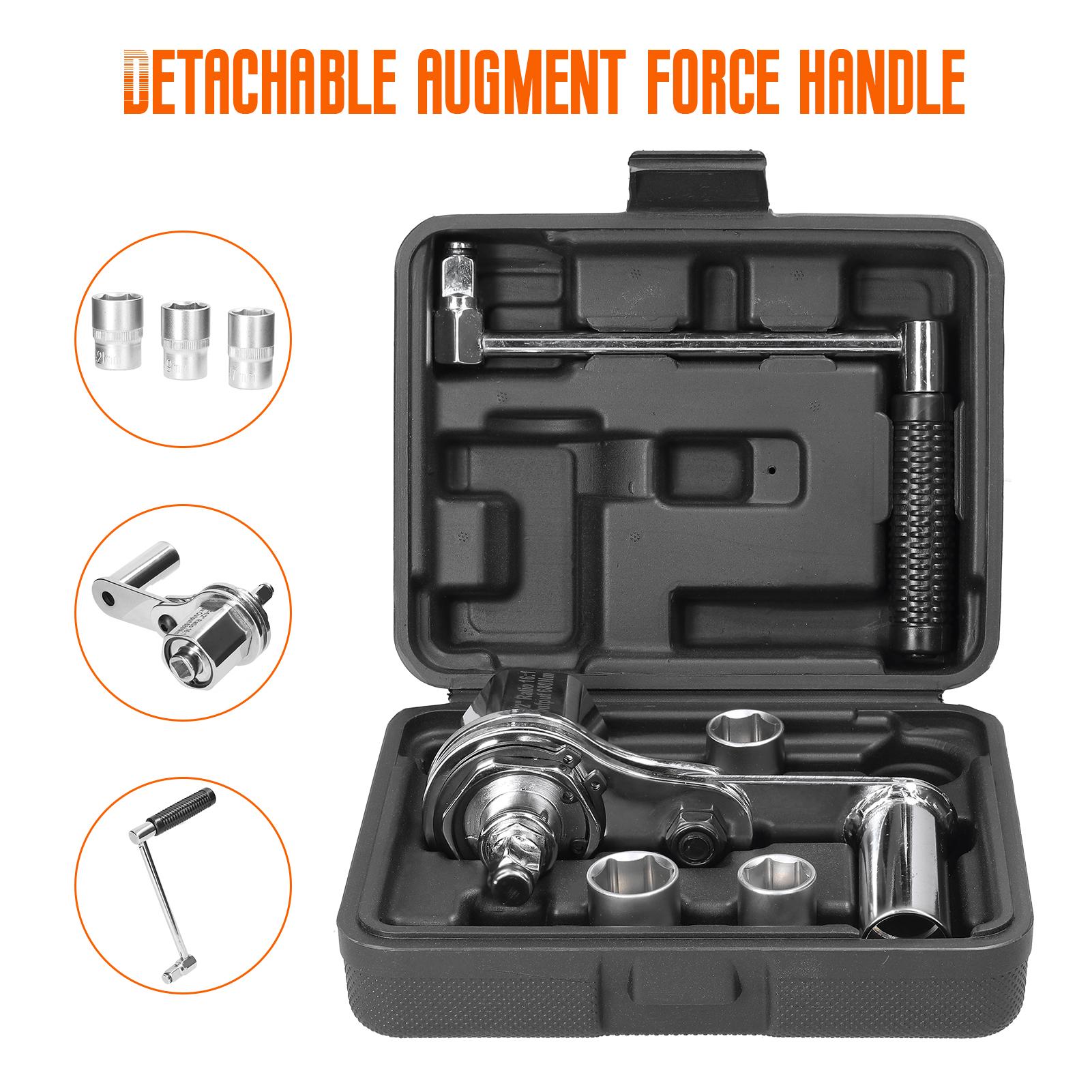1 2   Torsional Torque Multiplier Wrench Labor Saving Lug Nut Remover Car Tire Disassembly Force Wrench Max 680Nm multicolore