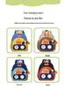 Neuer Kinder-Cartoon-Auto-Rucksack: Leichter Outdoor-Schulranzen für Jungen & Mädchen