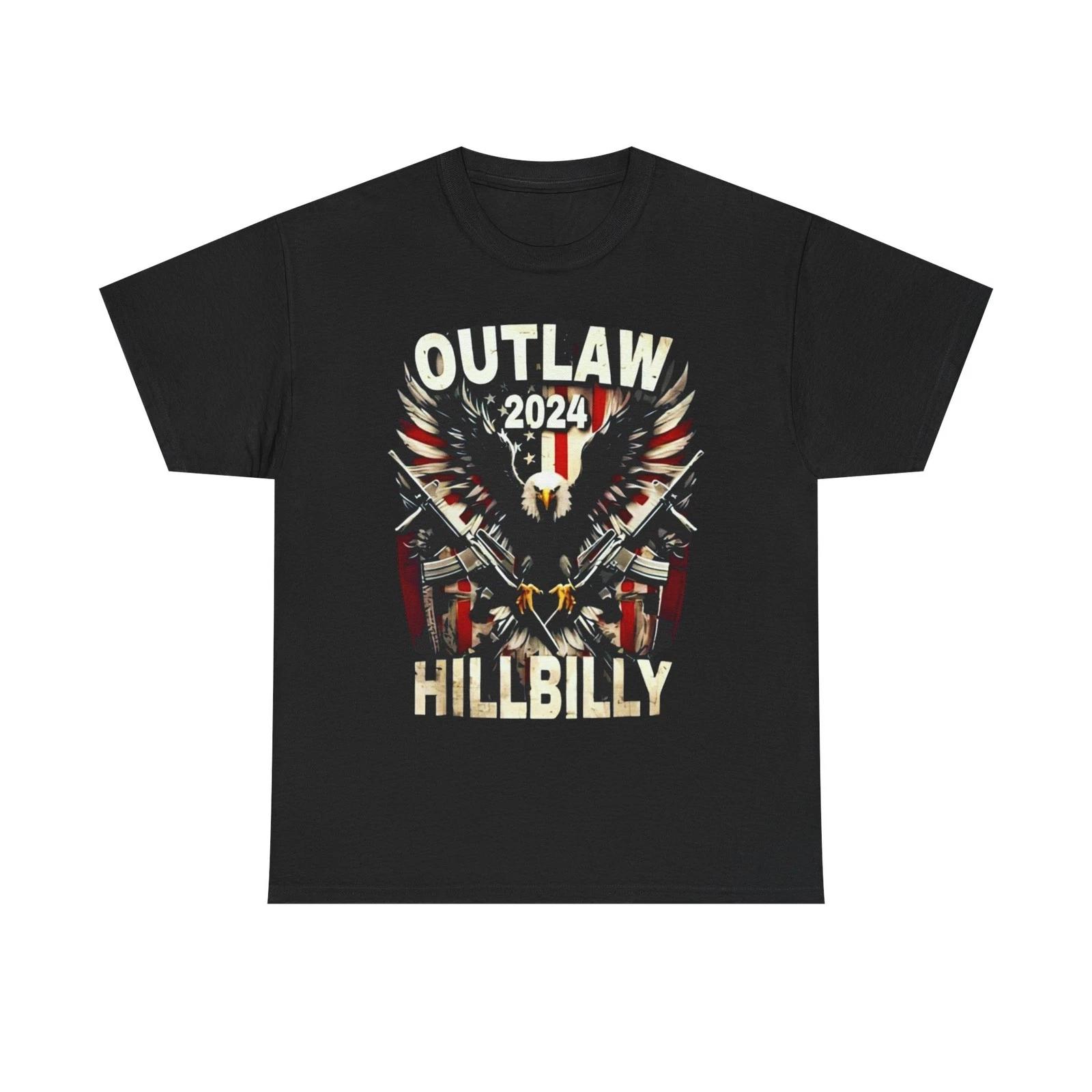 Outlaw/Hillbilly 2024 Patriotic Trump/Vance Tee Shirt S