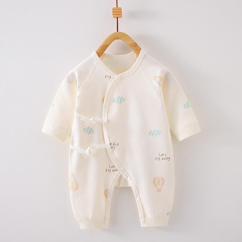 Pure Cotton Newborn Baby Romper 0-3 Months - Unisex Monk Style