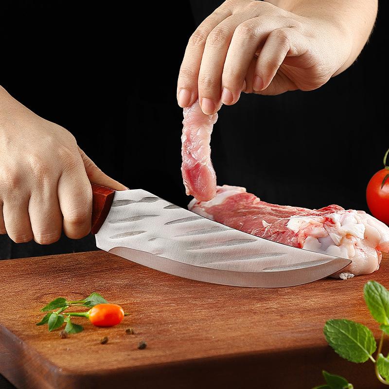 Forged Boning Knife Butcher Knife Stainless Steel Kitchen Knife Skinning Knife Hunting Knife