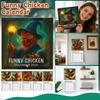 Funny Chicken Calendar, 2026 Plan, Fun Paper Calendar, Fun Animal Calendar For Gifts For Adults And Children